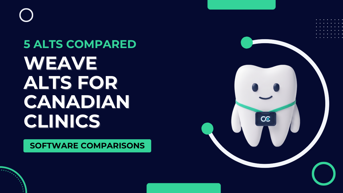 Weave Alternatives for Canadian Dental Clinics (2026)